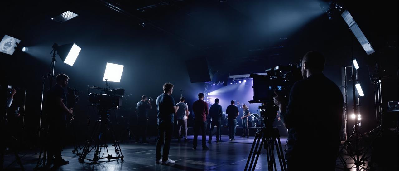 九一视频拍摄现场